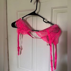 Victoria’s Secret pink garter